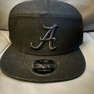 Alabama Crimson Tide Tonal Black Snapback New Era Hat Cap
